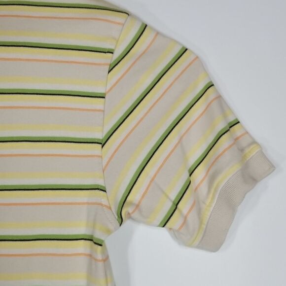 🎁5/$25 Retreat Golf Polo Shirt Men's Small Short Sleeve Striped 100% Cotton - Picture 7 of 8